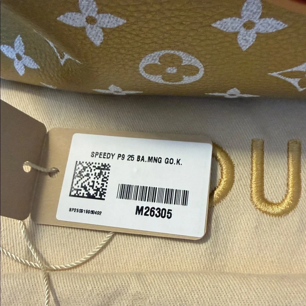 Louis Vuitton Speedy P9 Bandouliere 25 Gold Kintsugi